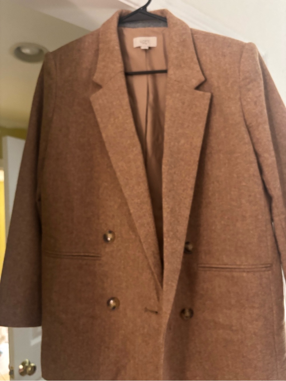 Classic Double-Breasted Women’s Loft Coat